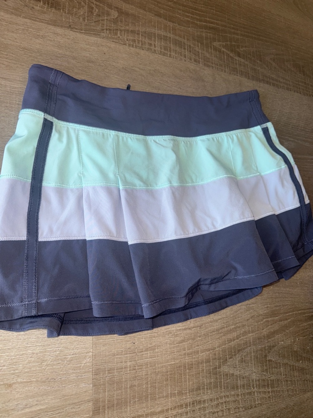 Lululemon Pace Rival Skirt Aquamarine Cool Breeze Cadet Blue 8 - Picture 6 of 8